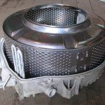 Washing machine tub and drum