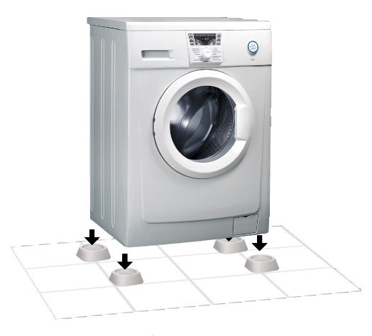 Wasmachine staat