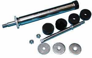 Disassembled shock absorber for washing machine