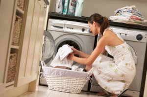 Washing clothes in a washing machine