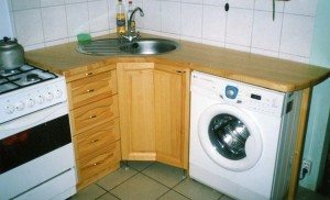 Small built-in washing machine