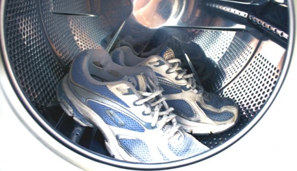 washing shoes in the machine