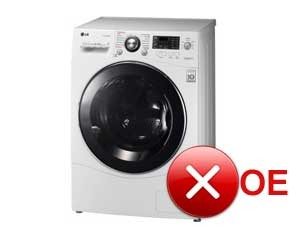 OE error in LG washing machine