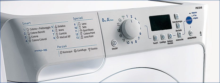 Bedienfeld für Indesit-Waschmaschine