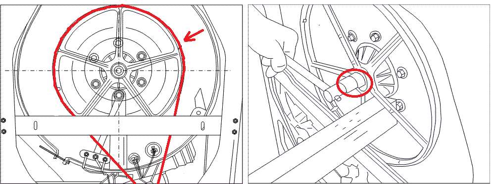 changing bearings in a washing machine