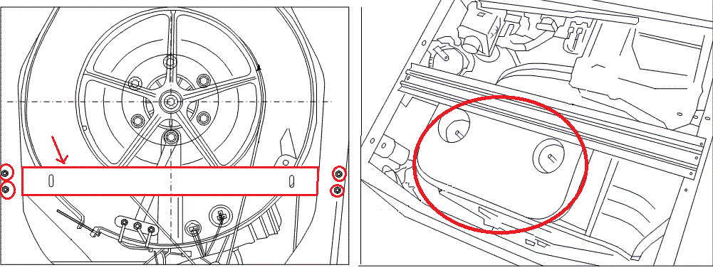 changing bearings in a washing machine