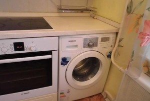 lave-linge sous plan