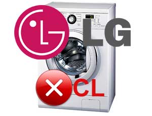 CL error code sa LG machine