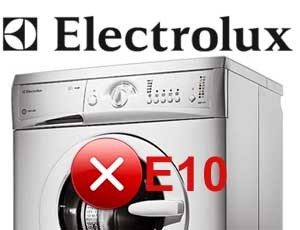 Feilkode E10 på en Electrolux vaskemaskin