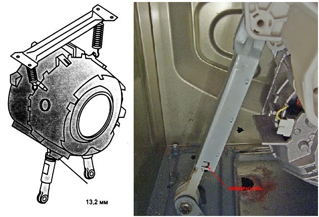 Bosch amortizeri perilice rublja