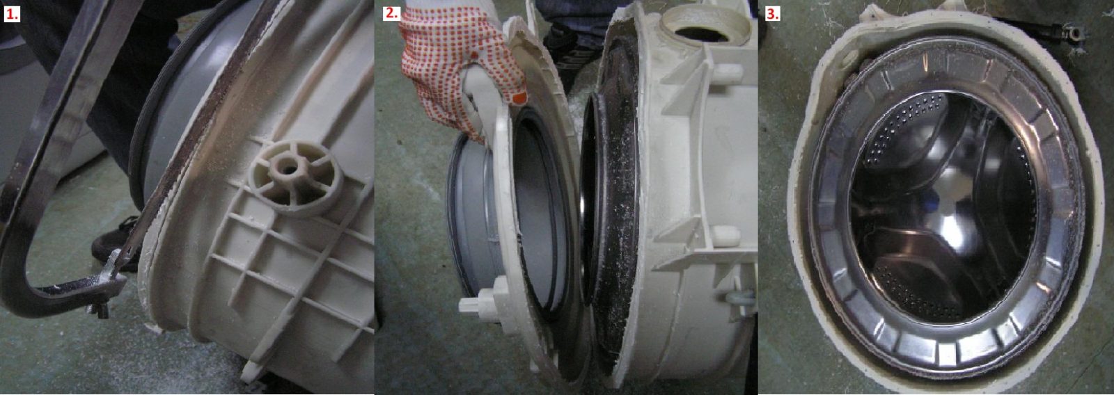 washing machine tank failure