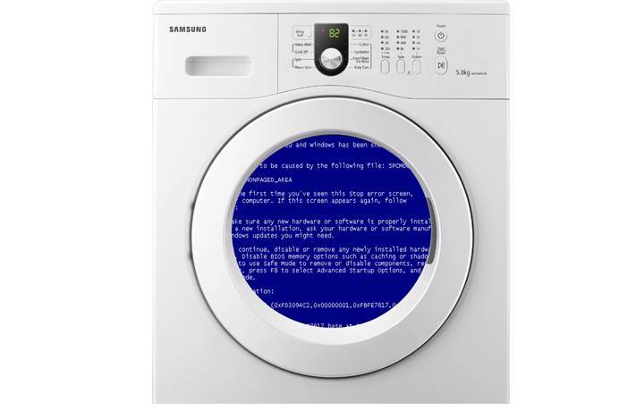 washing machine stuck