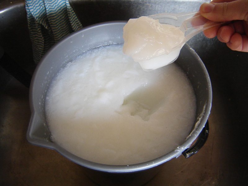 pâte de savon à lessive