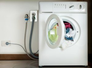 het uitschakelen van de wasmachine