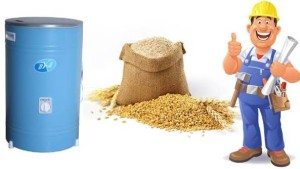 How to make a grain crusher from a washing machine