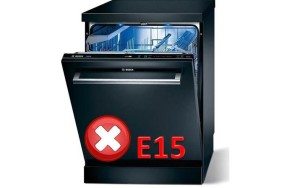 Fault code E15 para sa isang Bosch dishwasher