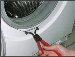 replacing a cuff in a washing machine