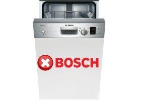 Bosch opvaskemaskine fejl