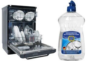 What is dishwasher rinse aid used for?