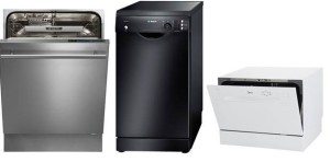 types of dishwashers