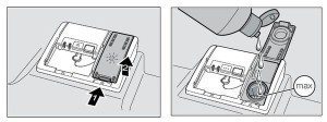 compartments for detergents