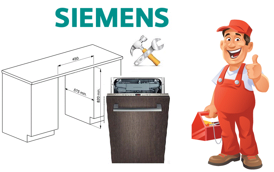 connecting a Siemens dishwasher