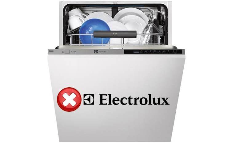 Electrolux indaplovės klaidų kodai