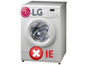 LG Yıkayıcı - IE Hatası