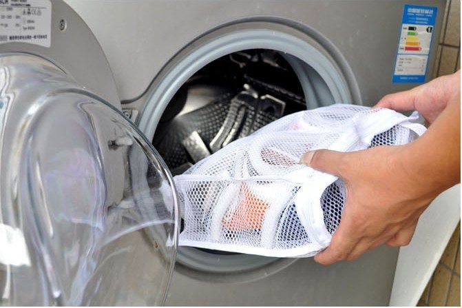 shoe washing bag