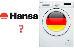 Who is the manufacturer of Hansa washing machines?