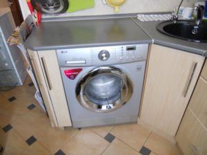 machine under the countertop