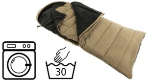 washing a sleeping bag