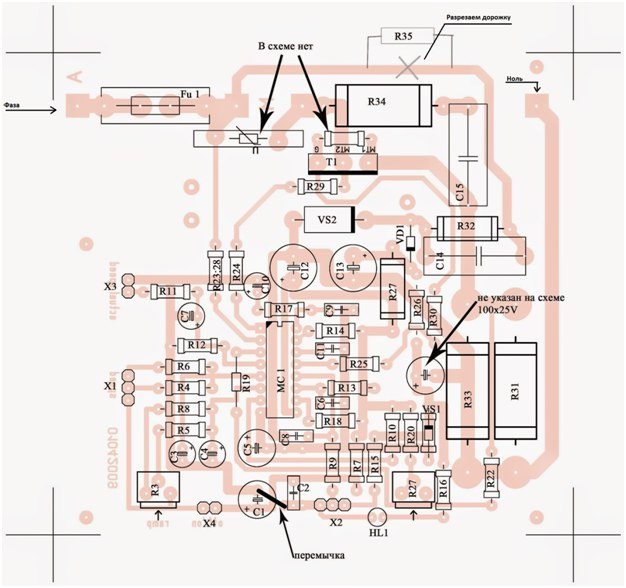 schéma de connexion du moteur