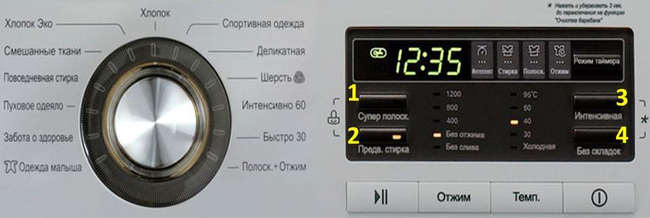 lg control panel