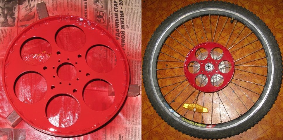 ruota di bicicletta