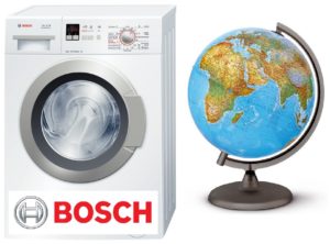 Di manakah mesin basuh Bosch dipasang?