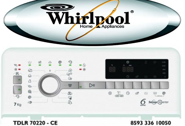 Vertical whirlpool machine