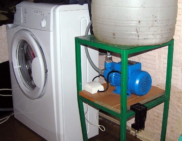 collegamento automatico della macchina senza acqua corrente