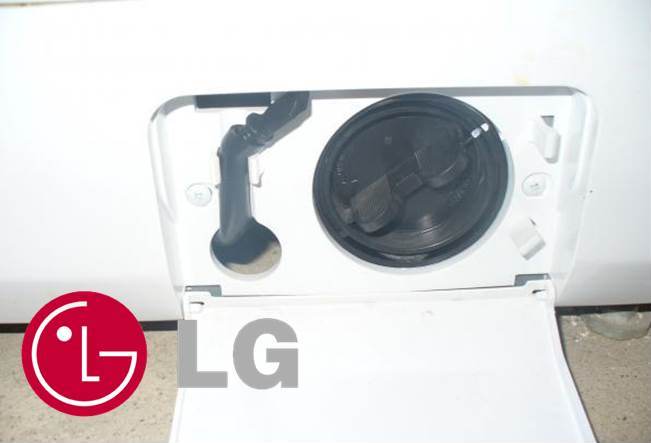 het filter reinigen in een LG-machine