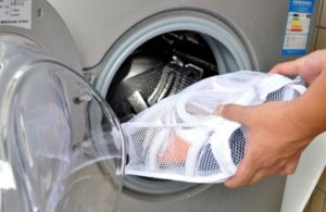 shoe washing bag