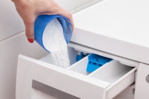 where to put cleaning powder