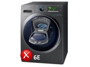 Samsung washing machine error 6E (bE)