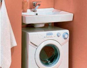 washing machine under the sink