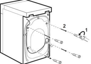 retirer les boulons d'expédition