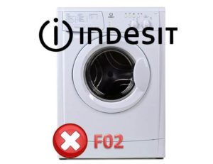 Грешка F02 в пералната машина Indesit