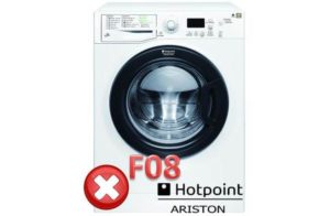 Fout F 08 in de Ariston-wasmachine