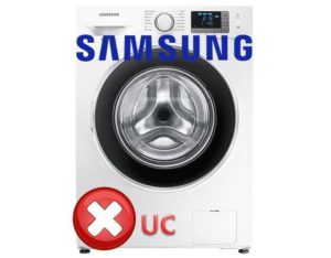 Samsung Washer - Σφάλμα UC