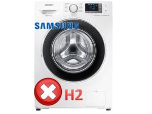 เกิดข้อผิดพลาด H2 บนเครื่องซักผ้า Samsung