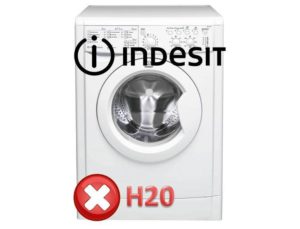 Indesit wasmachine - fout H20