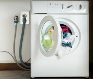 connecting the washing machine to the sewer